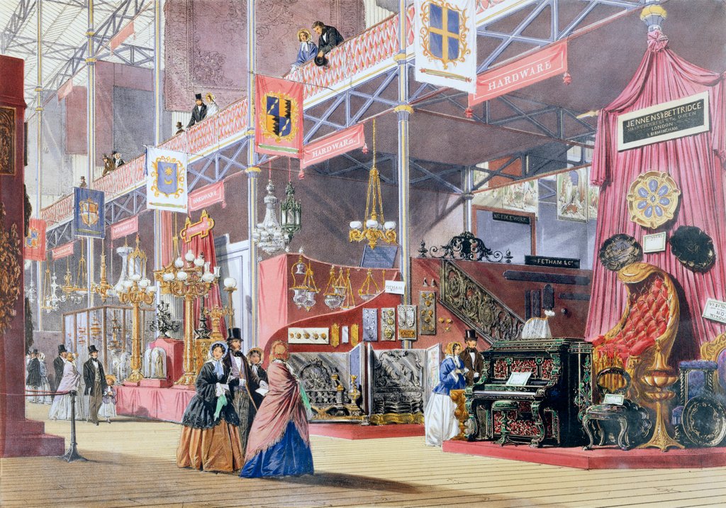 Detail of Hardware at the Great Exhibition by Joseph Nash