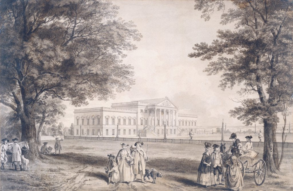 Detail of Exterior of Wanstead House, Essex by George Robertson