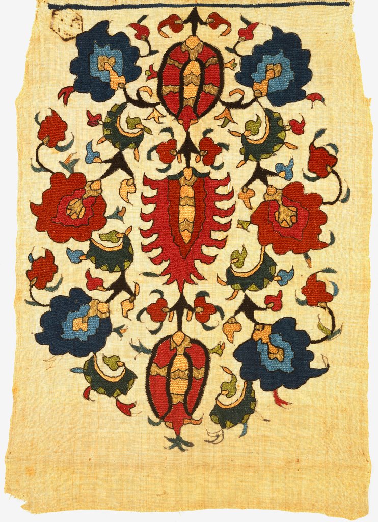 Detail of Woman's Trouser Panel. Turkey, Ottoman period, 19th century by Unknown