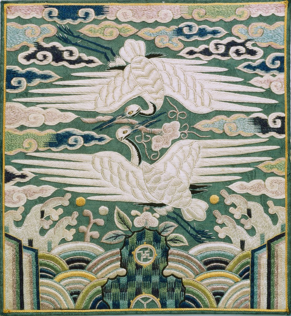 Detail of Rank badge. Korea, 19th century by Unknown