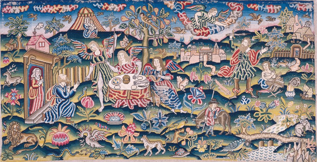 Detail of Cushion Cover. England, mid-17th century by Unknown