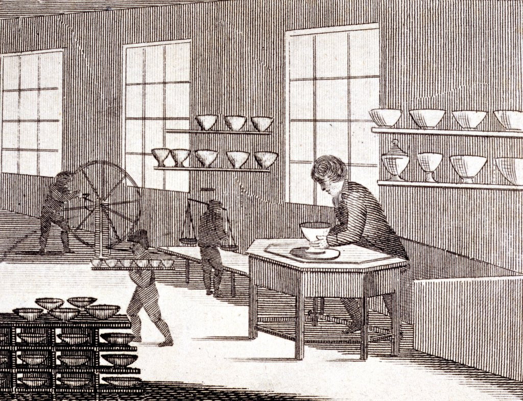 Detail of Forming on the Wheel by Anonymous