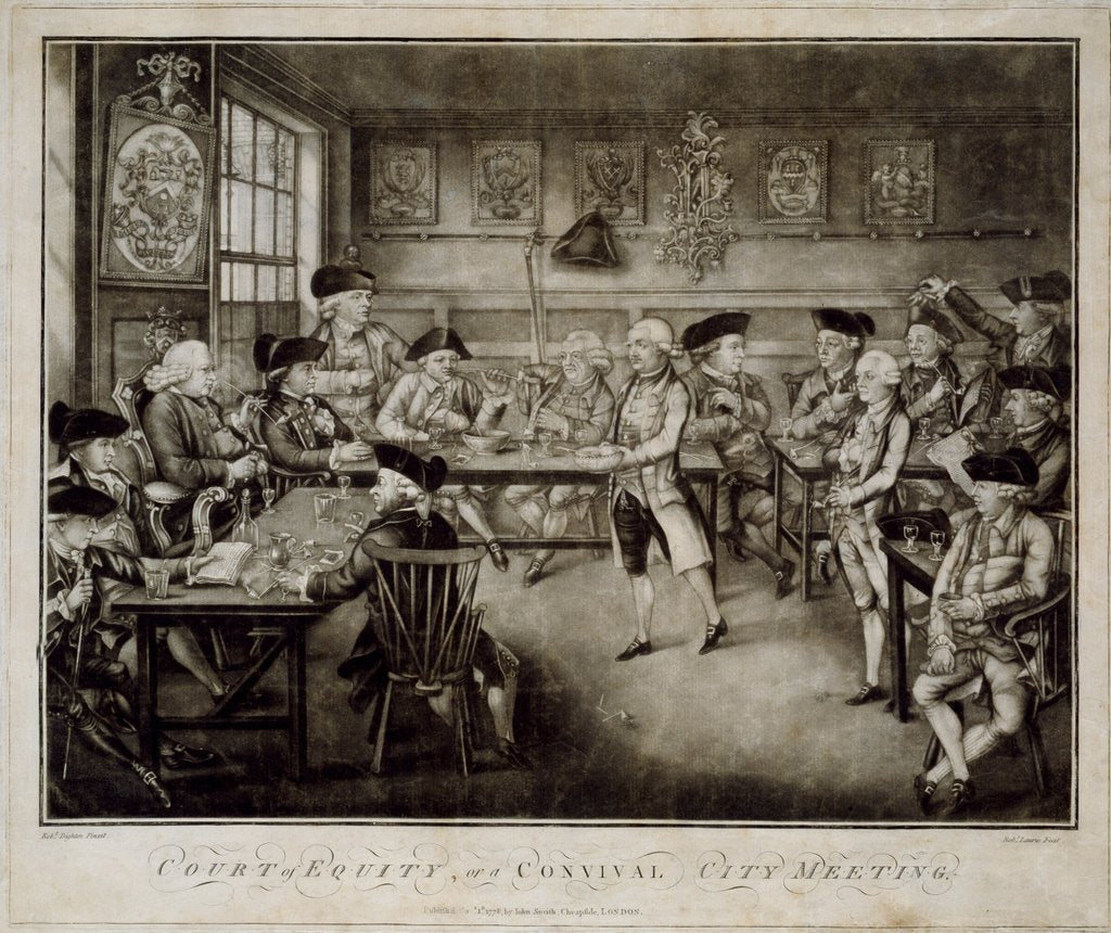Detail of Court of Equity by Robert Dighton
