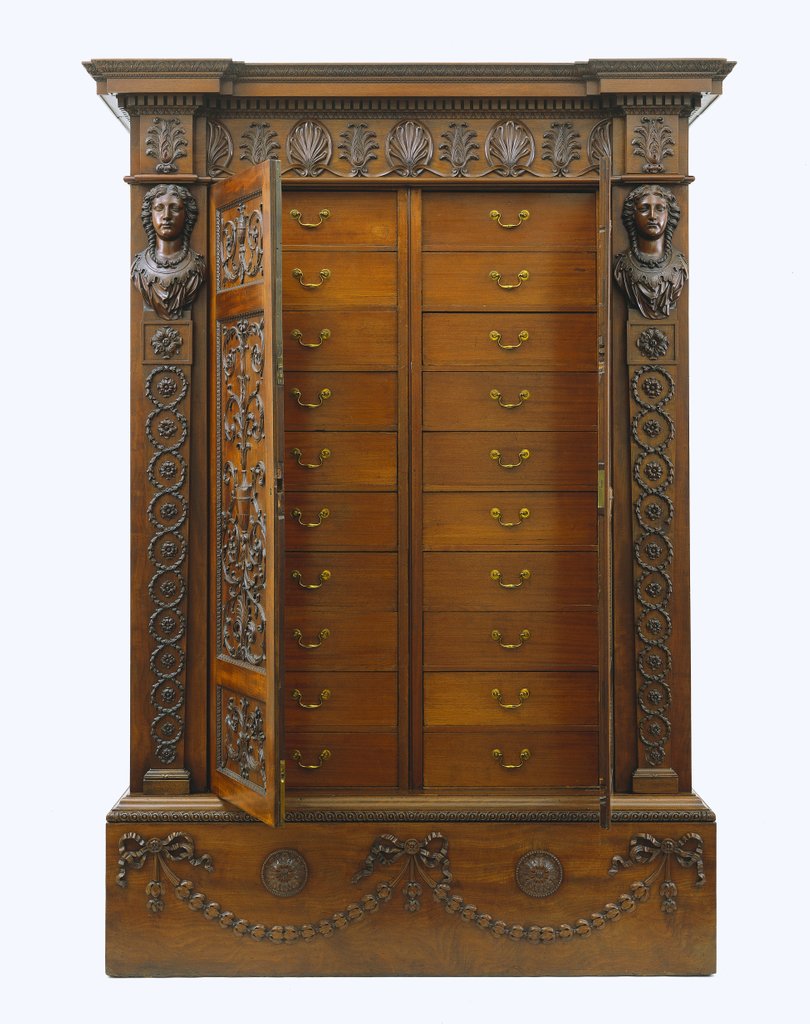 Detail of Clothes Press by Robert Adam