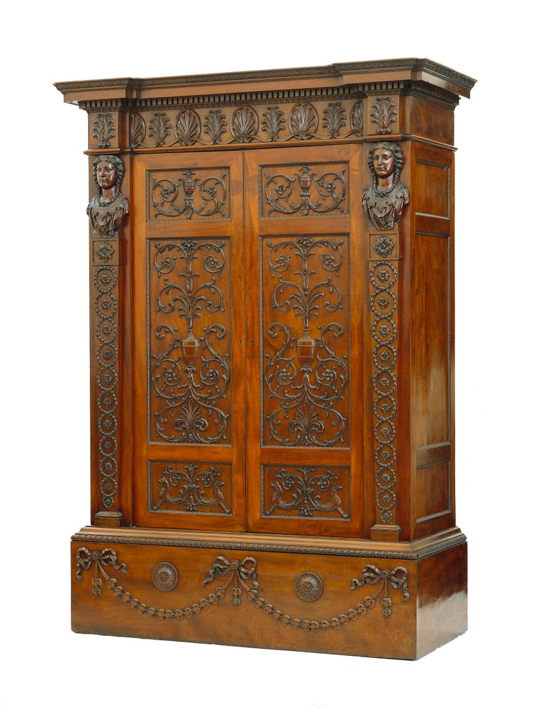 Detail of Clothes Press by Robert Adam