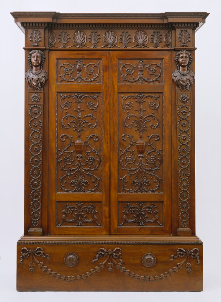 Detail of Clothes Press by Robert Adam
