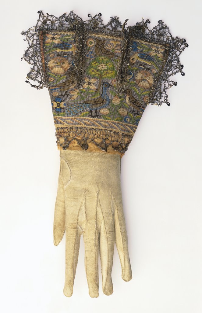 Detail of Glove by Sheldon Tapestry Workshops