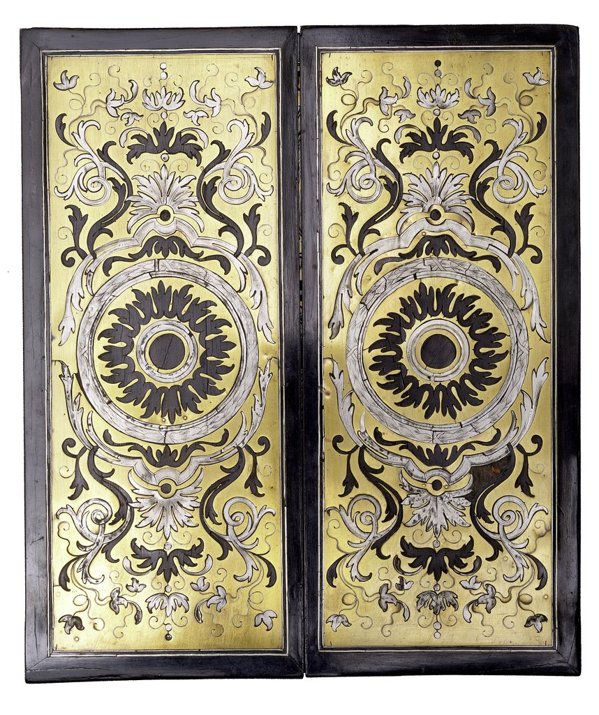 Detail of Top of a small boulle marquetry table by James Nixon
