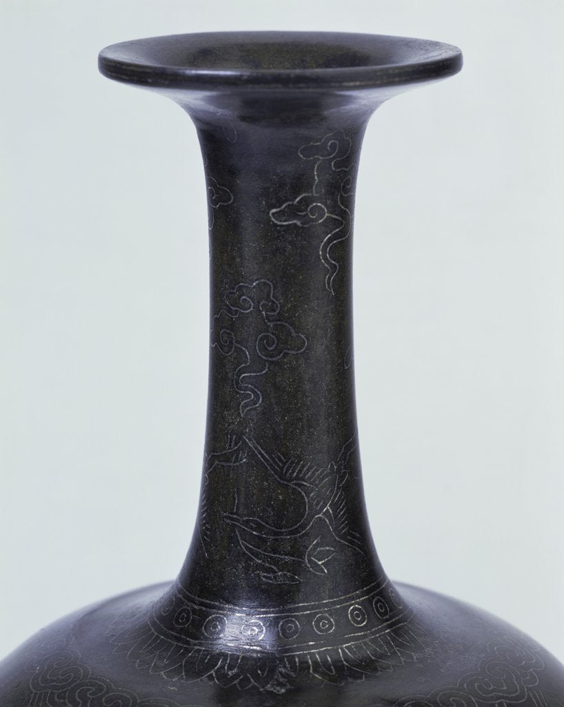 Detail of Bottle neck. Korea, Koryo Dynasty, c.1100-1300 by Unknown
