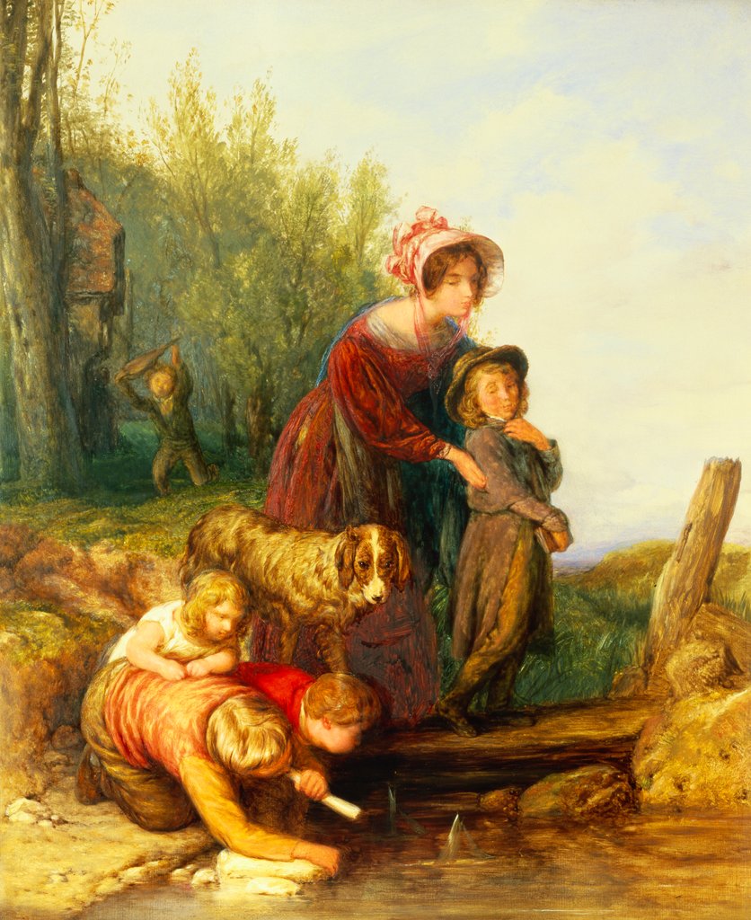 Detail of The Sailing Match by William Mulready