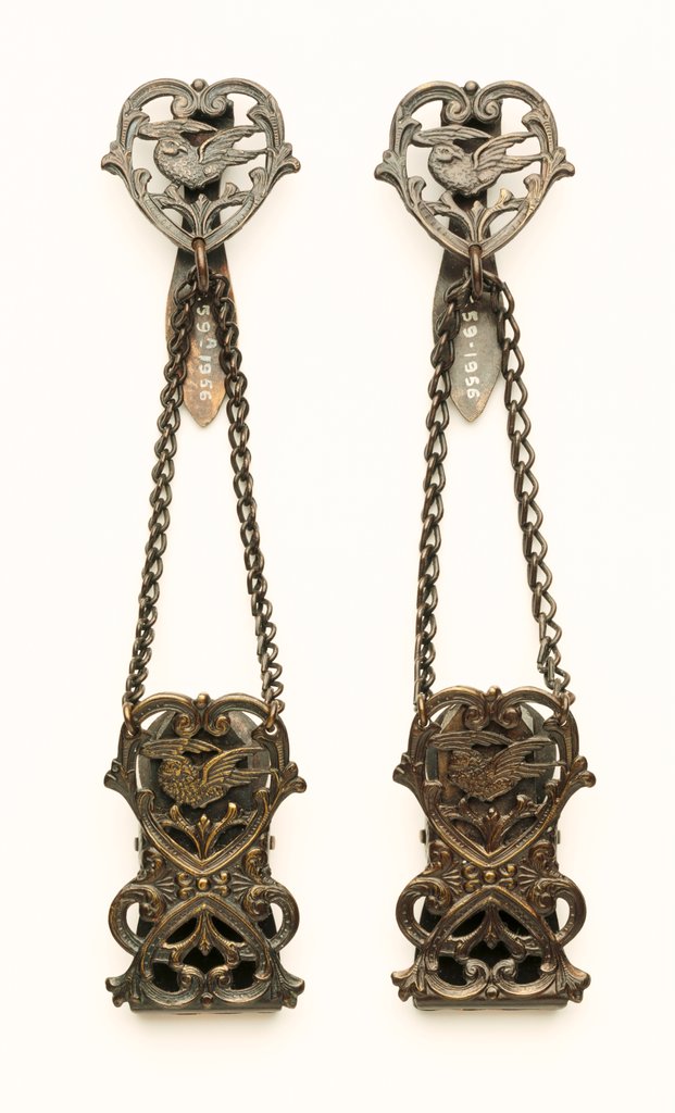 Detail of Patent Skirt Grips by B. O. Brendel