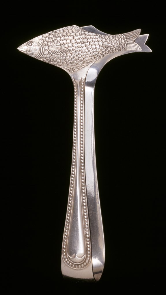 Detail of Sardine Tongs by George Shadford Lee and Henry Wigfull