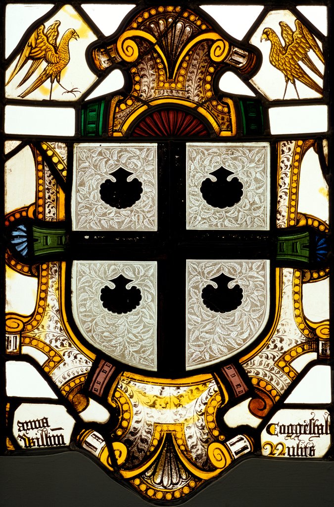 Detail of Panel of Arms of Coggeshall. England, late 16th century by Unknown