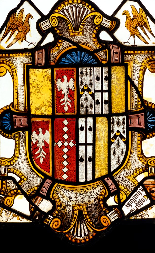 Detail of Quartered Arms. England, late 16th century by Unknown