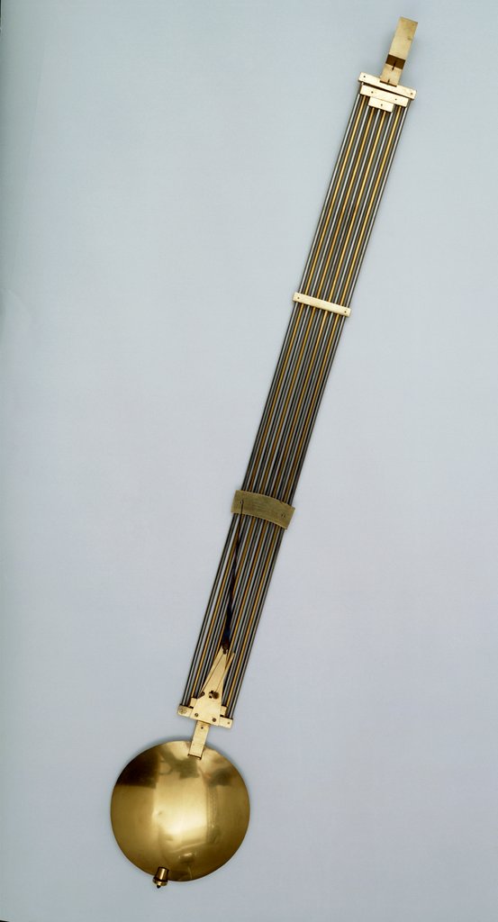 Detail of Long case clock pendulum. Paris, France, late 18th century by Anonymous
