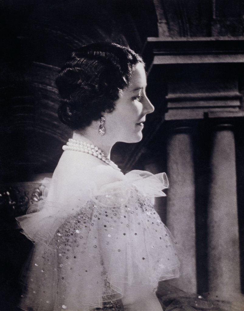 Detail of Queen Elizabeth, The Queen Mother by Cecil Beaton