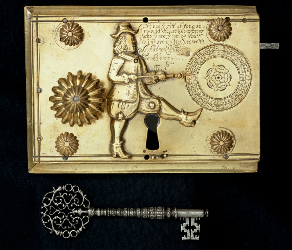 Detail of Detector lock and key by John Wilkes