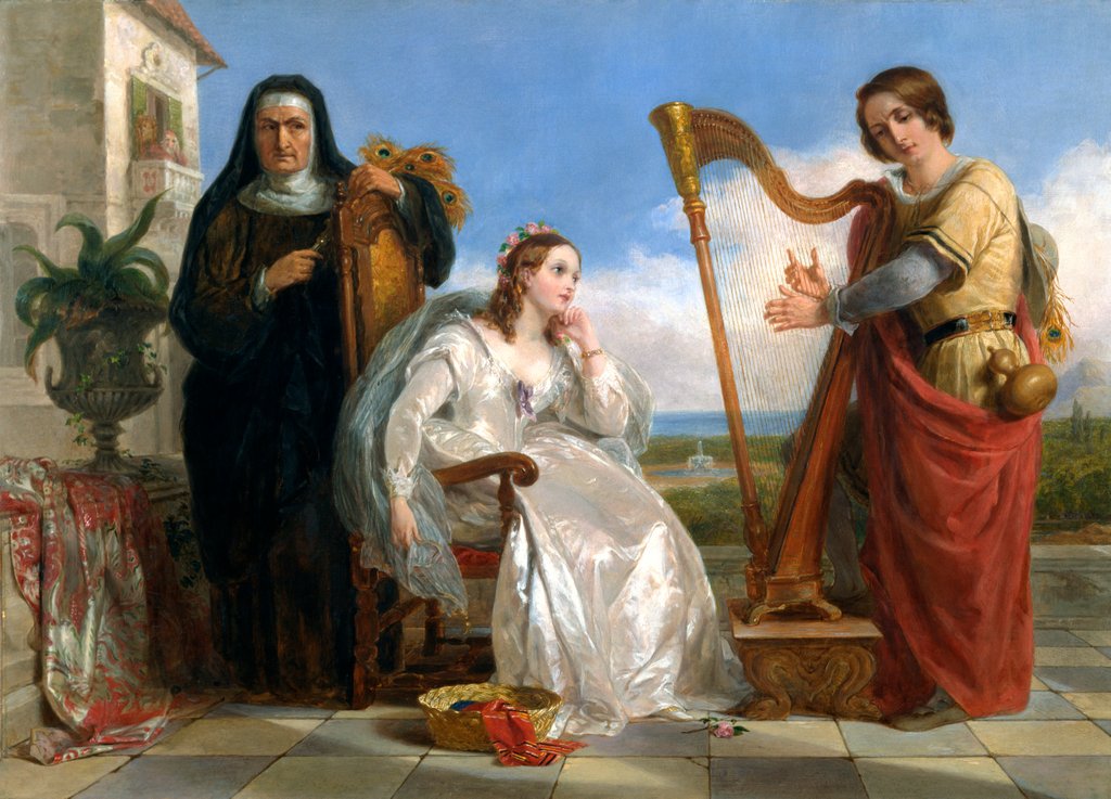 Detail of Suspicion by Thomas Uwins