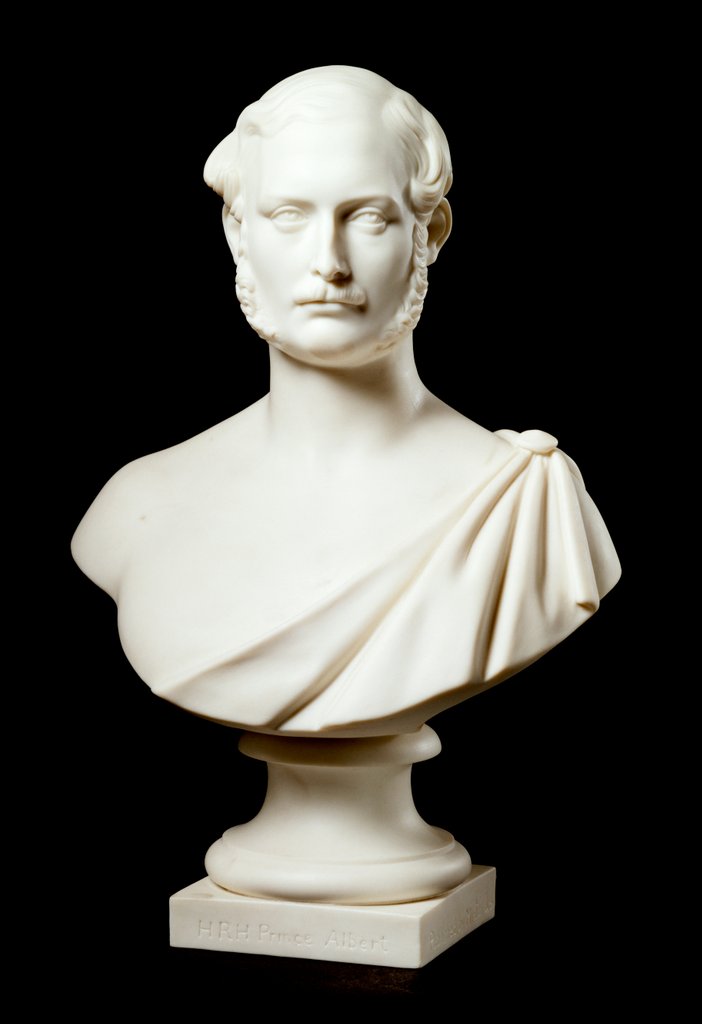 Detail of Bust of Prince Albert by Carlo Marochetti(Baron)