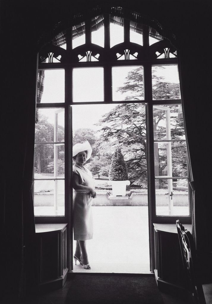 Detail of Queen Elizabeth, The Queen Mother by Cecil Beaton