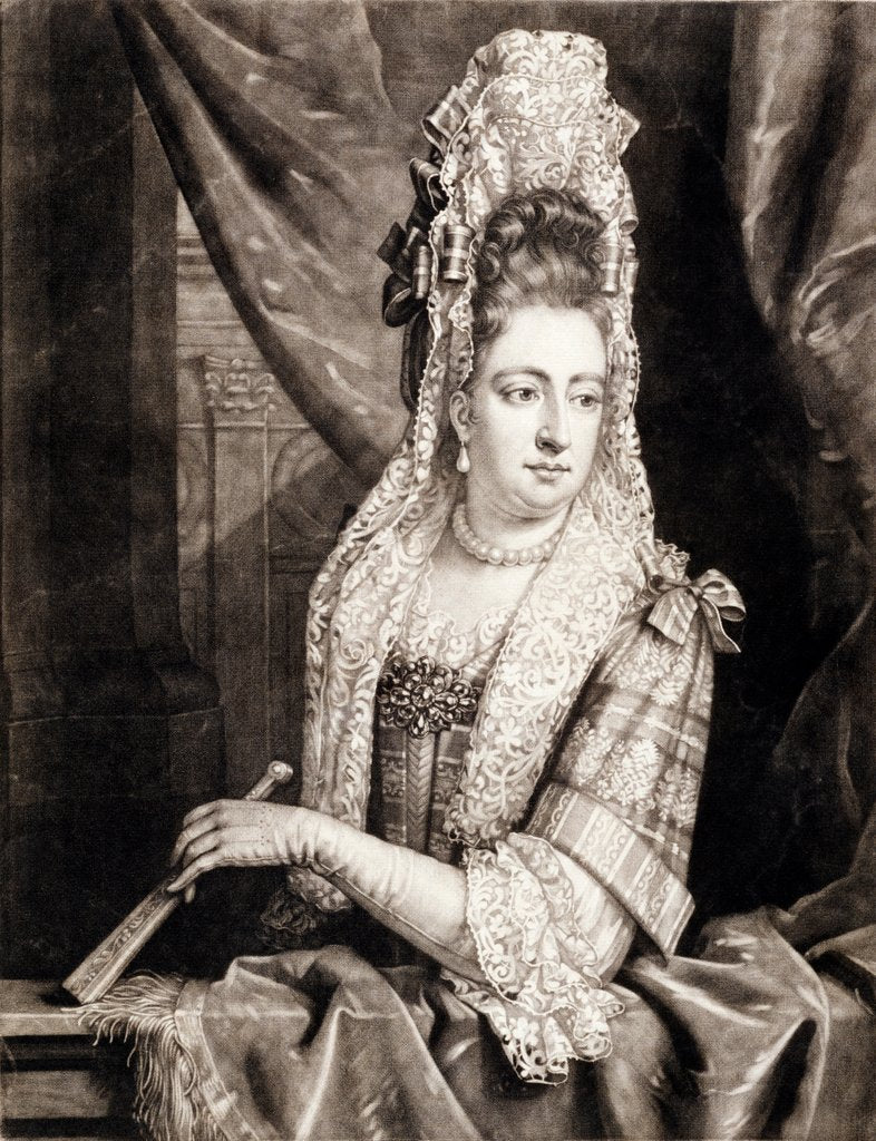 Detail of Queen Mary II by John Smith
