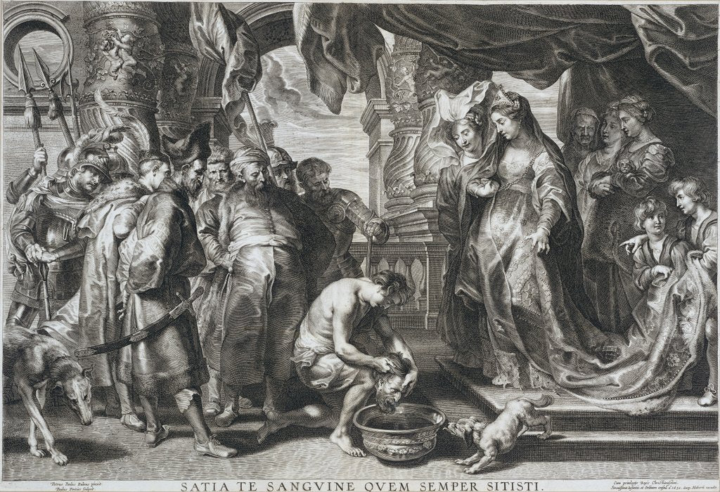 Detail of Queen Tomyras with the Head of Cyrus by Paulus Pontius