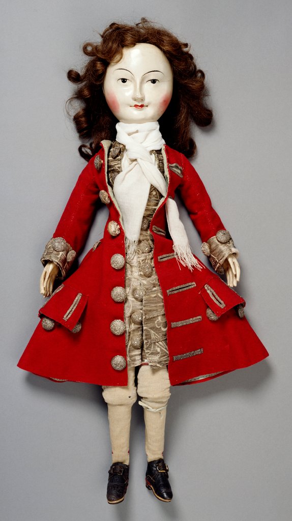 Detail of Lord Clapham doll. Enlgand, late 17th century by Anonymous
