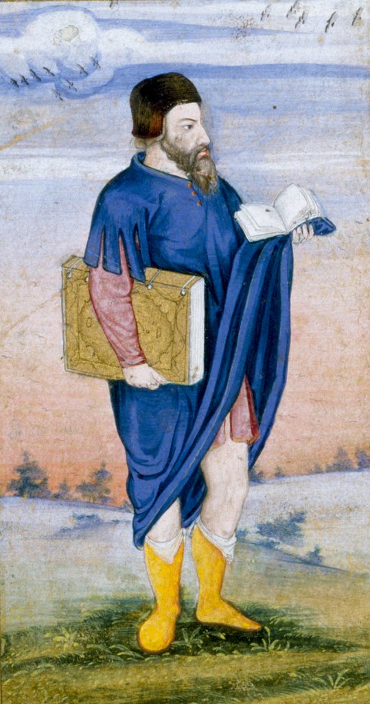 Detail of Study of a wandering scholar by Unknown