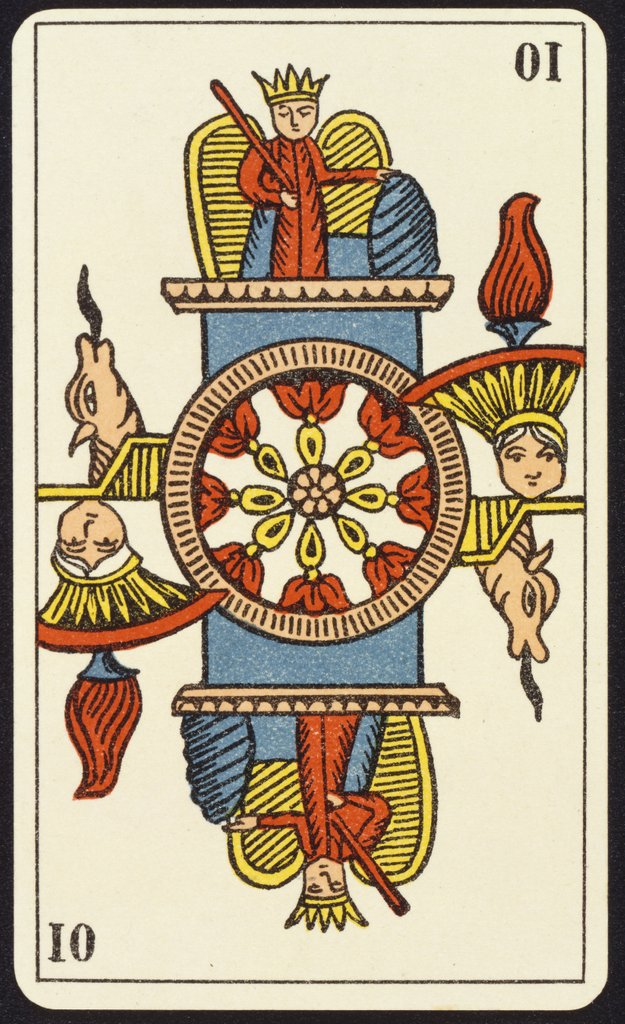Detail of Wheel of Fortune by Unknown
