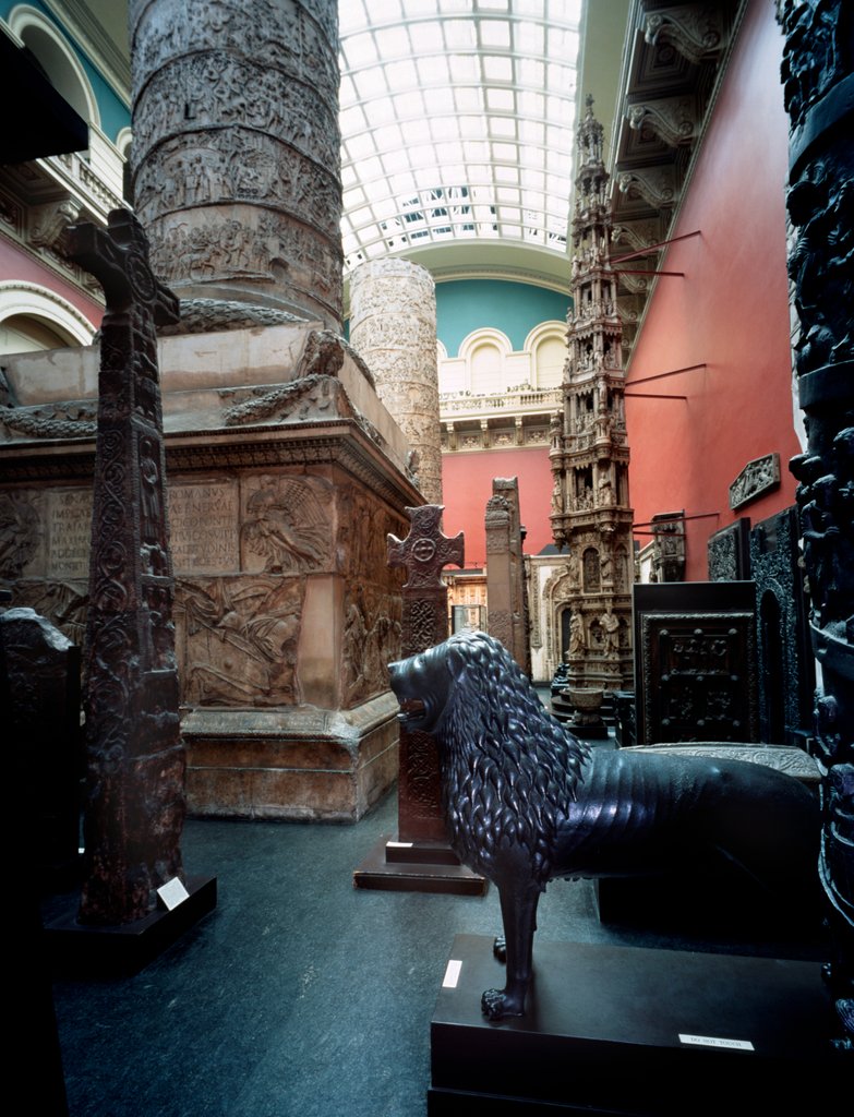 Detail of The Cast Court at the V&A museum. London, England, 20th century by Anonymous