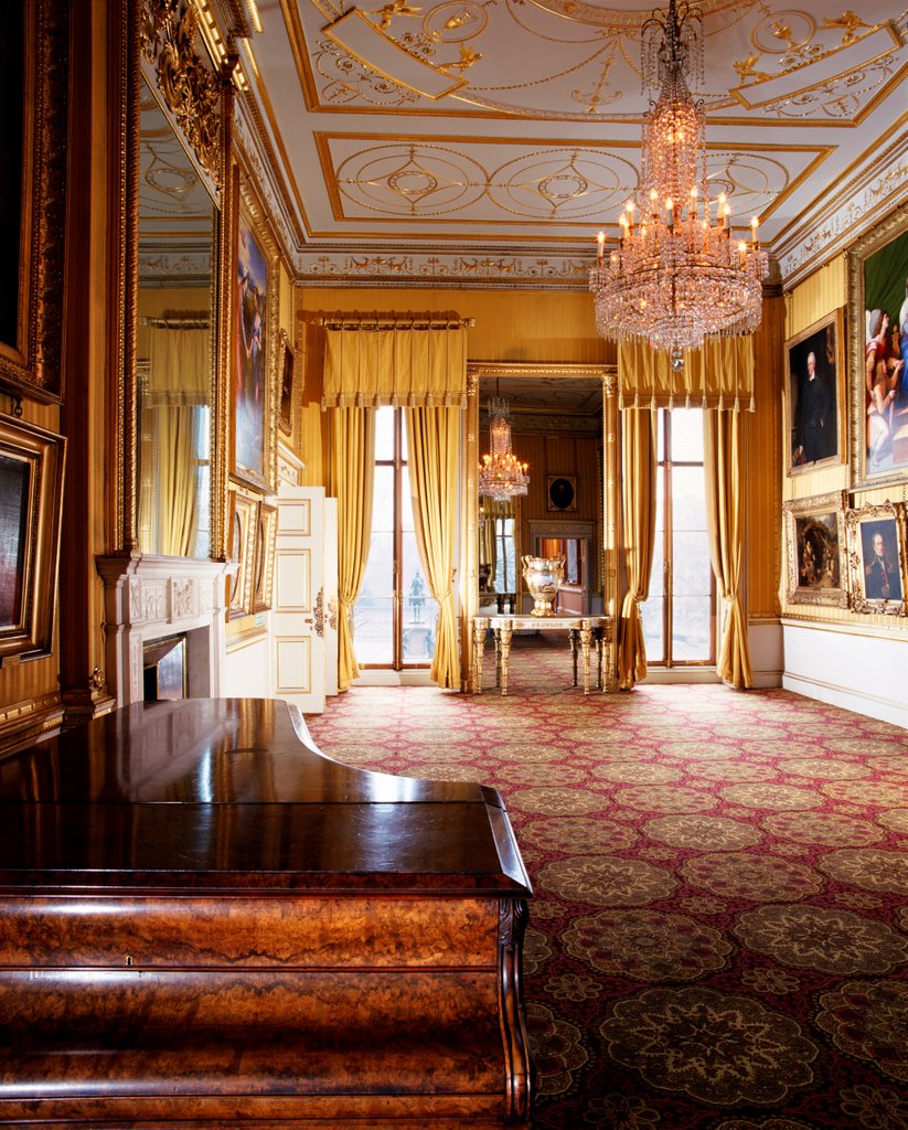 Detail of The Portico Drawing Room, Apsley House. London, England, 1996 by Anonymous