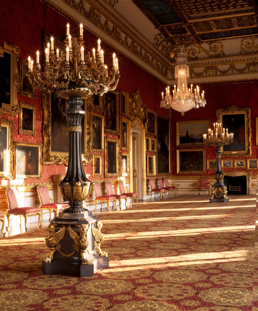 Detail of The Waterloo Gallery, Apsley House. London, England, 1996 by Anonymous