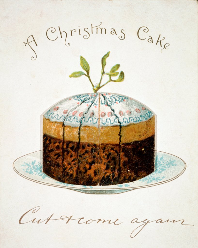 Detail of Christmas Card. England, 19th-20th century by Anonymous