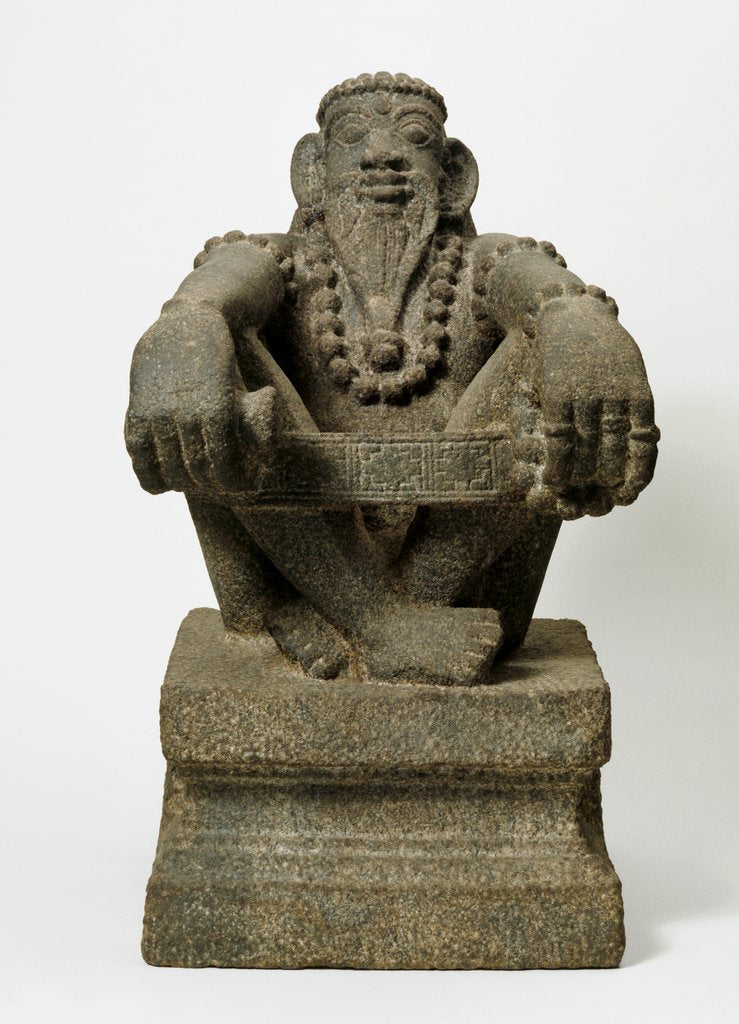 Detail of Ascetic. Madras or Mysore, late medieval period by Unknown