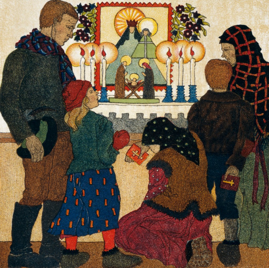 Detail of Christmas Card by Unknown