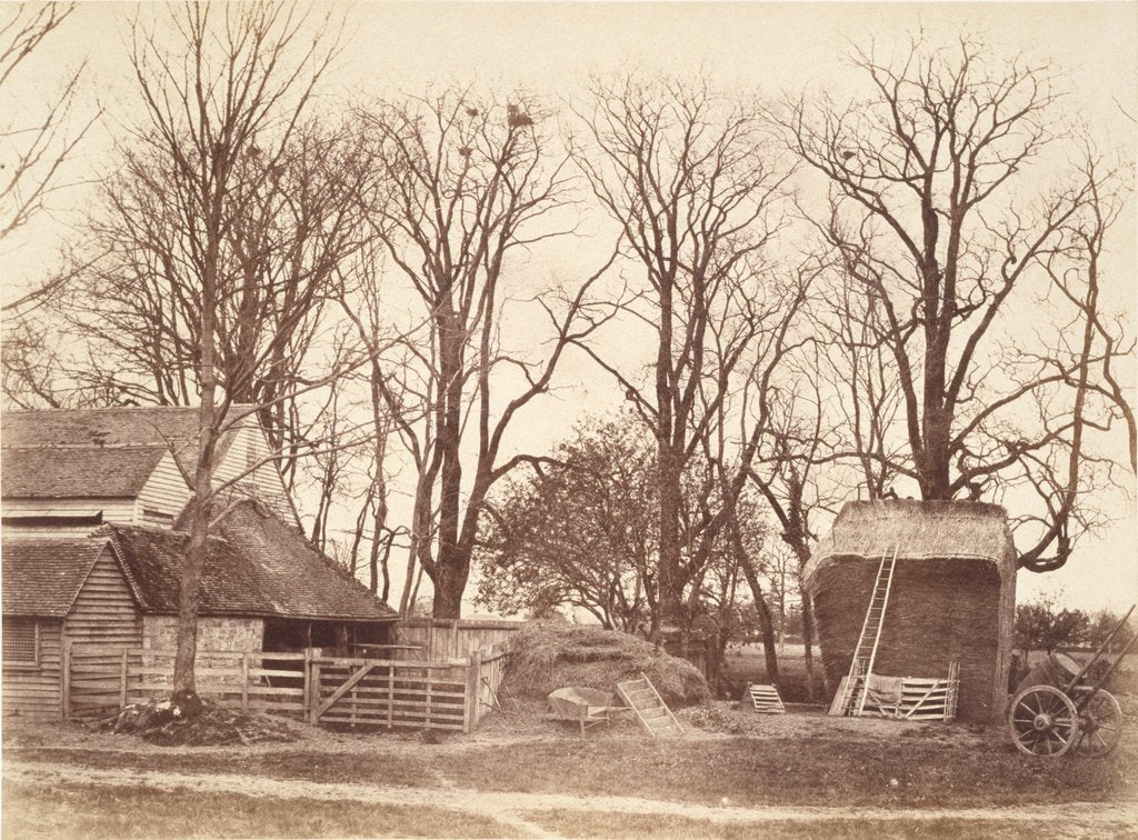 Detail of Farm Yard by Benjamin Brecknell Turner
