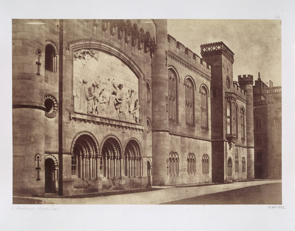 Detail of North Side of Quadrangle, Arundel Castle, Sussex by Benjamin Brecknell Turner