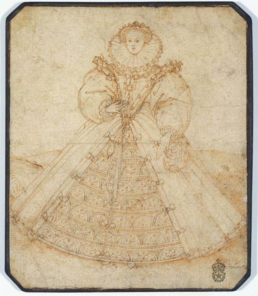 Detail of Elizabeth I by Nicholas Hilliard