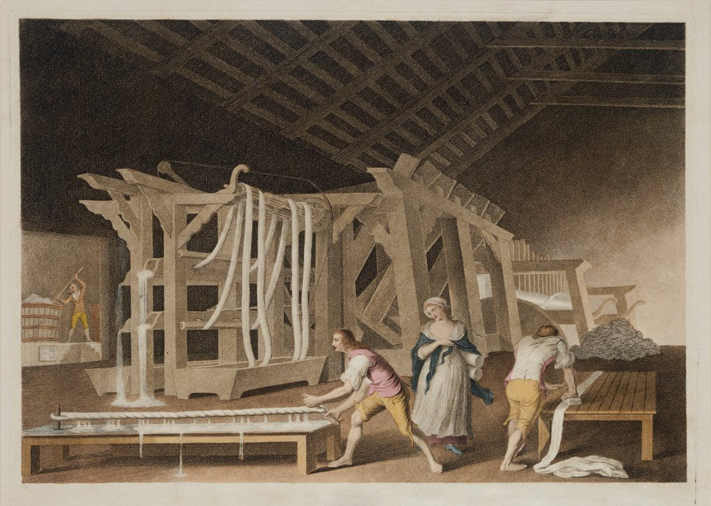 Detail of Irish Textile Workers by William Hincks