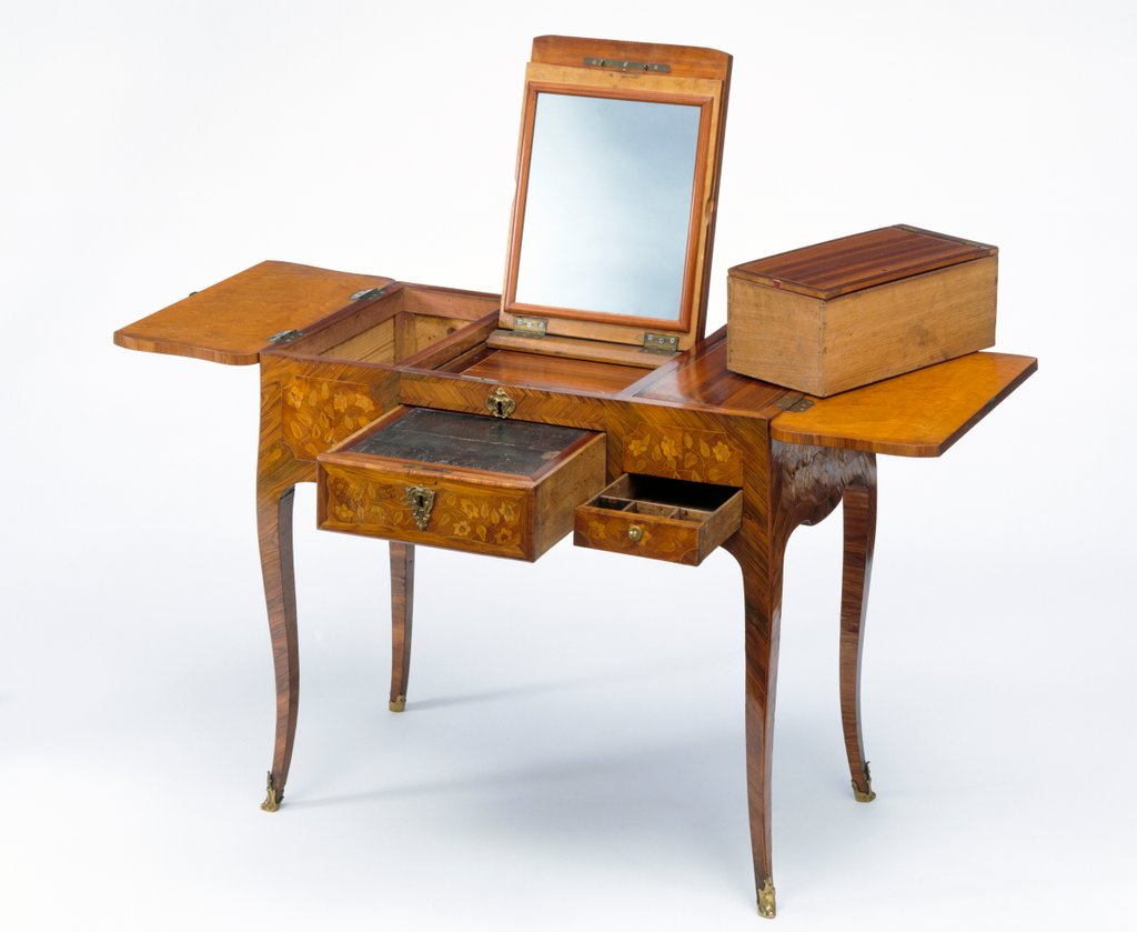 Detail of Dressing table by Jean Georges Schlichtig