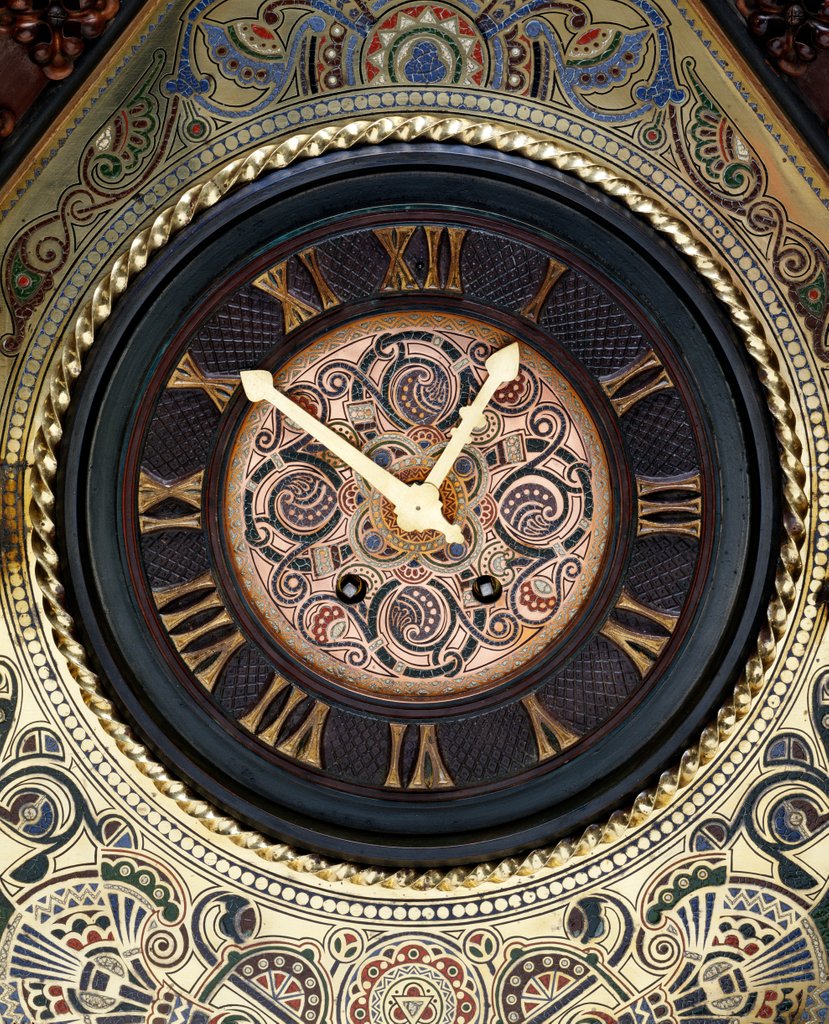 Detail of Clock, detail by Bruce James Talbert