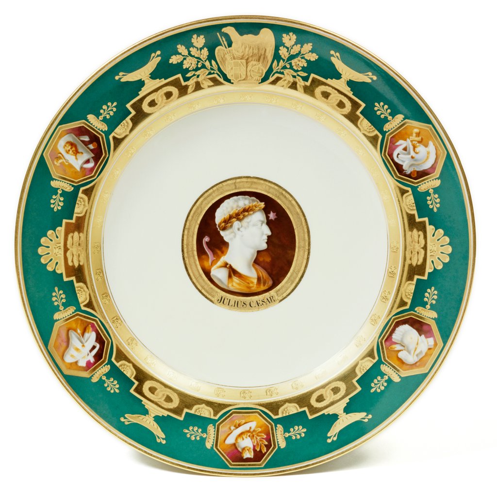 Detail of Dessert plate from the Austrian Service. Europe, 1820 by Unknown