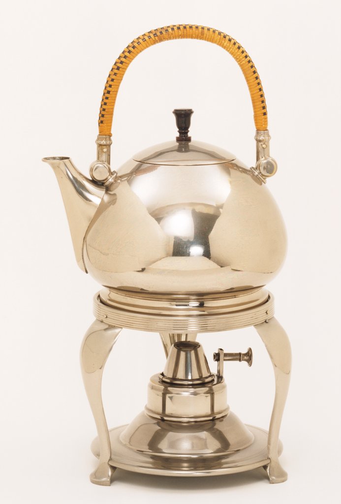 Detail of Teapot, burner and stand. Germany, 1900 by Unknown