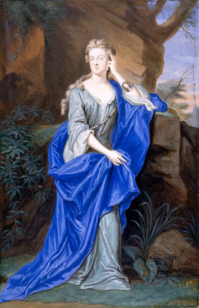 Detail of Sarah Churchill by Bernard Lensthe younger) (III