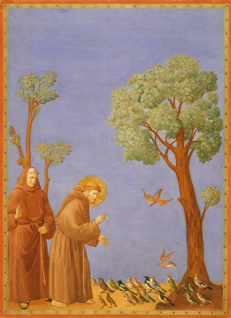 Detail of St.Francis Preaching by Edward Kaiser