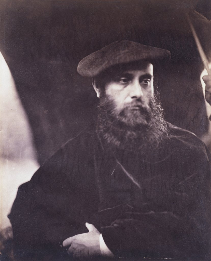 Detail of William Michael Rossetti by Julia Margaret Cameron