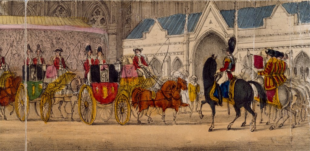 Detail of The Queen's Coronation Procession. London, England, 1838 by Joseph Robins