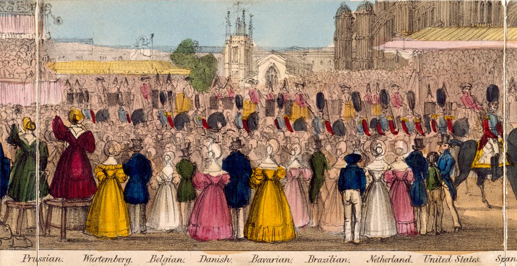Detail of The Queen's Coronation Procession. London, England, 1838 by Joseph Robins