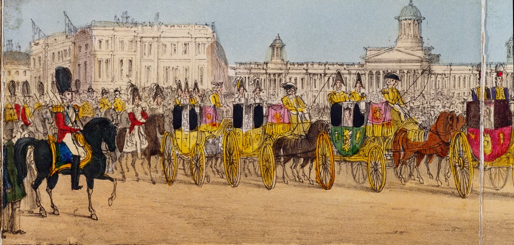 Detail of The Queen's Coronation Procession. London, England, 1838 by Joseph Robins