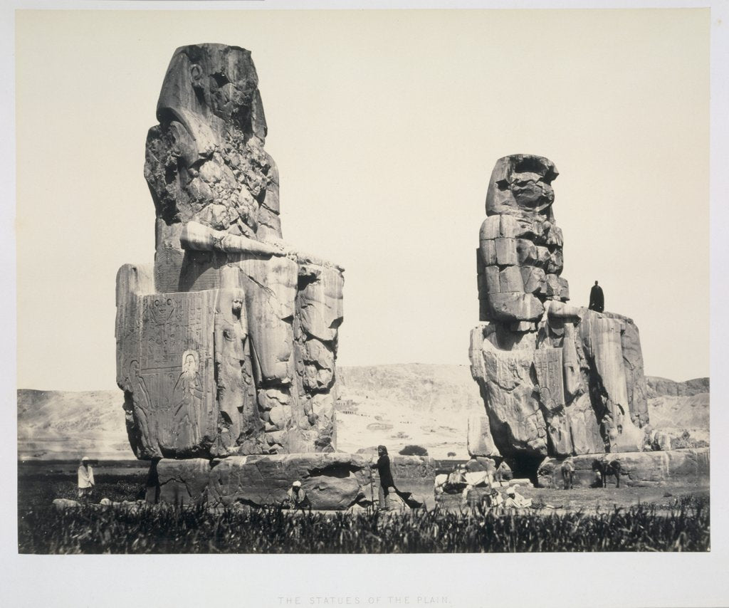 Detail of The Statues of The Plain by Francis Frith & Co.
